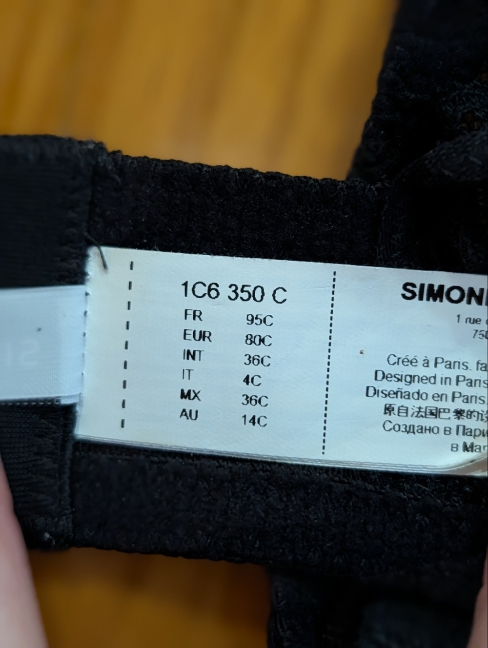 NWOT Simone Perele Set - Heloise Bra (1) & Panties (2) - Picture 8 of 10